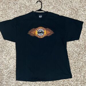 🔥🏍🔥 2005 MYRTLE BEACH SPRING RALLY‎ Motorcycle AOP - VINTAGE - Men Sz XL